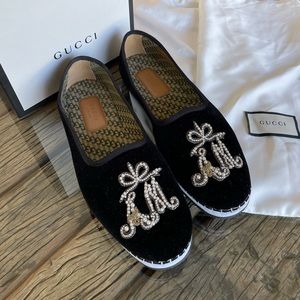 Gucci Ladies Loafer Shoe Flat